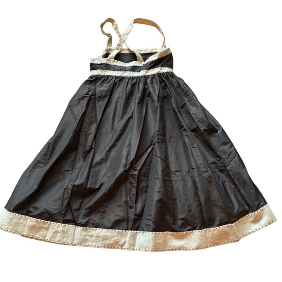 J.Crew Chocolate Brown Silk Linen Babydoll Dress Size 2 | Talitha Short Mini - Picture 4 of 6